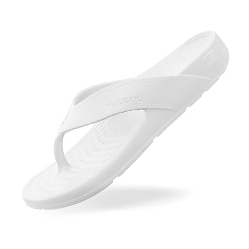 Unisex Cascade Flip Flops; Non-Slip Hiking/Plantar Fasciitis Footwear; Soft Cushion, Lightweight & Comfortable; Arch Support &