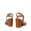 Women's High Chunky Heels Square Toe Block Ankle Strap Dress Comfort Sandals