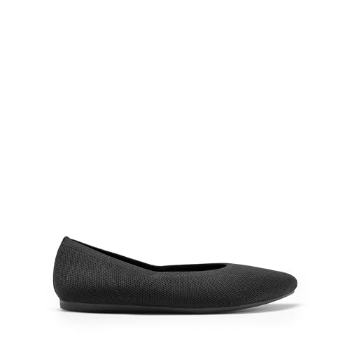 Pointed Toe Flats for Women, Comfortable Dressy Knit Ballet Flats with Arch Support, Women's Dress Shoes for Work Office