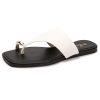 Women's Slide Sandals Ring Toe Flat Sandals Slip On Sandals Open Toe Flip Flop Thong Sandals Casual Summer Beach Sandals