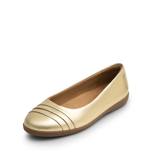 Womens Comfortable Ballet Flats, Business Office Dress Shoes, Dressy Round Toe Slip On Work Flats