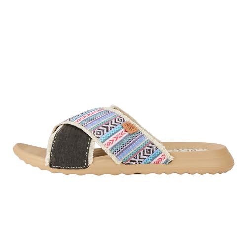 Hey Dude Women's Christi Slide Festival Blue