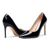Women's High Heels Pumps Closed Pointed Toe Stiletto 4inch Heels Classic Office Special Dressy Wedding Pump Shoes