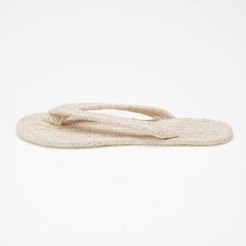 Indian Cotton Room Sandal - XL (Ecru)