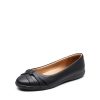 Women’s Ballet Flats, Comfortable Round Toe Slip on Dressy Work Office Shoes with Arch Support