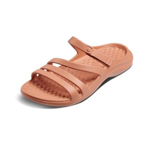 Women's Lakeshore Sandal - Beach Sandals for Women, Comfortable Footwear for Water with Arch Support, Slip On Waterproof Shoes