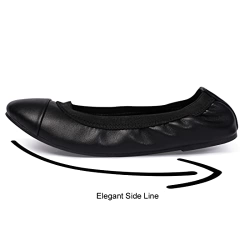 Women's Ballet Flats Classic Round Toe Flats Shoes Casual Comfort Slip On Soft Walking Shoes