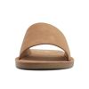 Shoes Efron-S Women Flip Flops Basic Plain Slippers Slip On Sandals Slides Casual Peep Toe Beach