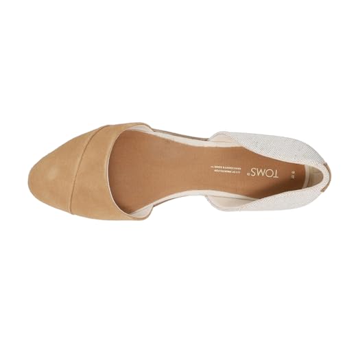 Womens Jutti Dorsay Slip On Flats Casual - Beige