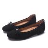 Women's Comfortable Ballet Flats Round Toe Flat Shoes for Women Bow Dressy Flats Shoes with Arch Support Insole