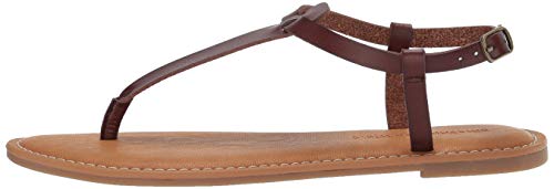 Women's Casual Thong Sandal with Ankle Strap