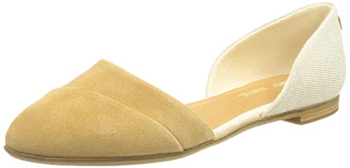 Womens Jutti Dorsay Slip On Flats Casual - Beige