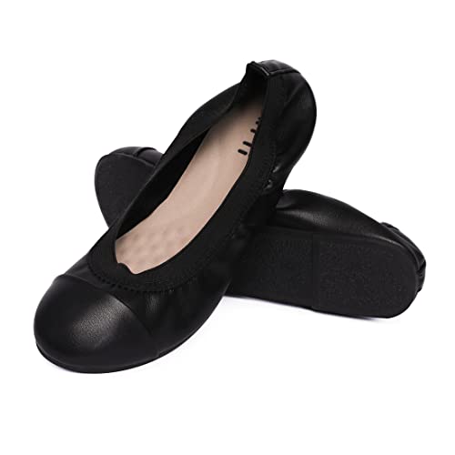 Women's Ballet Flats Classic Round Toe Flats Shoes Casual Comfort Slip On Soft Walking Shoes