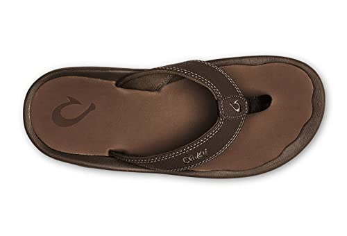 Ohana Men's Beach Sandals, Water Resistant Flip Flops, Arch Support & Comfort Fit, Lightweight & Durable, Enhanced Grip &