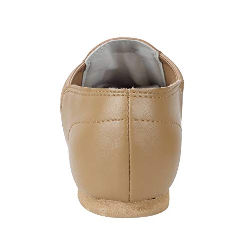 Unisex 006 PU Leather Upper Slip-on Jazz Shoe for Women and Men's Dance Shoes