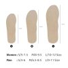 2 Pairs Pigskin Sockless Insoles|Barefoot Cushion Pads|Absorbs Sweat & Controls Odor|Wear Without Socks|Extra Thin Dress Shoes