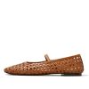 Woven Ballet Flats Shoes for Women with Strap Charming Comfortable Casual Elegance Flat Mary Janes Suitable for Woven Bags