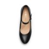 Women's Pumps Close Toe Classic High Heels Round Toe Comfortable Low Platform Mary Jane Dress Shoes