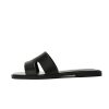 Open Toe Flat Dress Sandals Womens Slide Comfortable Summer Black, White, Tan Sandals for Women