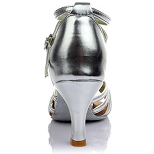 1 Pair High Heel Ballroom Shoes Latin Dancing Shoes for Women Dancing for Women Ballroom Indoor Yoga Silver