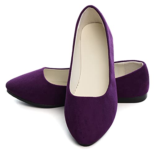 Women Block Heel PU Pointed Toe Pumps Shoes