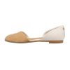 Womens Jutti Dorsay Slip On Flats Casual - Beige