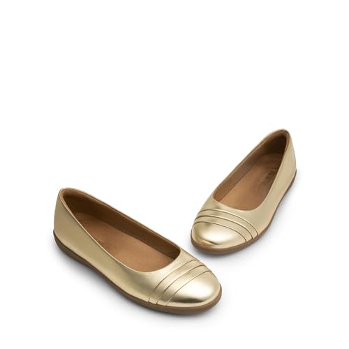 Womens Comfortable Ballet Flats, Business Office Dress Shoes, Dressy Round Toe Slip On Work Flats