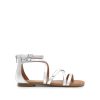 Women's Dressy Gladiator Summer Cross Strappy Sandals Comfort Flat Casual Beach Fisherman Thong Sandals