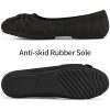Ballet Flats Shoes for Women: Dressy Bow Knit Flats Comfortable Slip On Walking Shoes for Wedding Working Driving