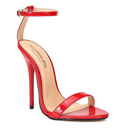 Unisex Men's Women's Strappy Sandals Heels, Stilletos High Heeled Sandals