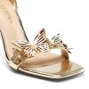Lace Up High Heels Stilletos Gladiator Open Square Toe Fashion Dressy Wedding Bridal Pumps Sandals