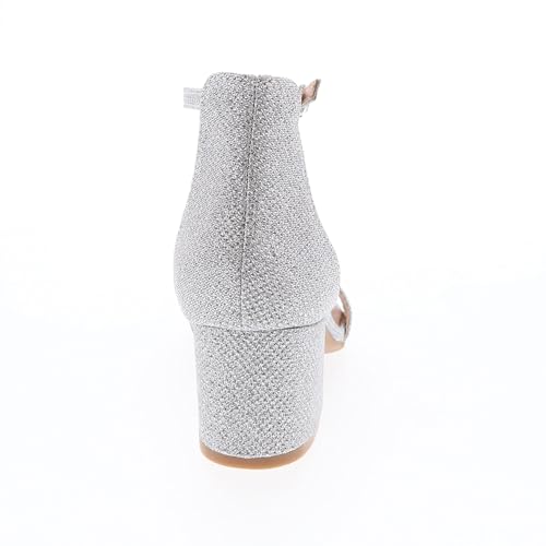 Darcie-1 Ankle Strap Dressy High Heel Sandal, Non-slip Sole, For Wedding, Party, Prom, Evening Wear, or Any Occasion, Sleek