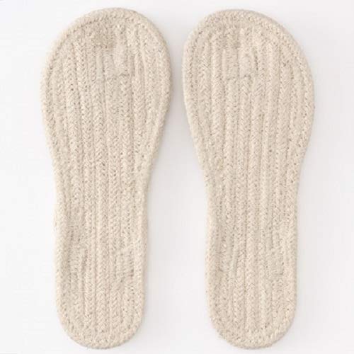 Indian Cotton Room Sandal - XL (Ecru)