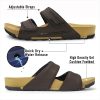 PIRO Unisex Orthoheel High Density Gel Slide Sandals Water Release Sole