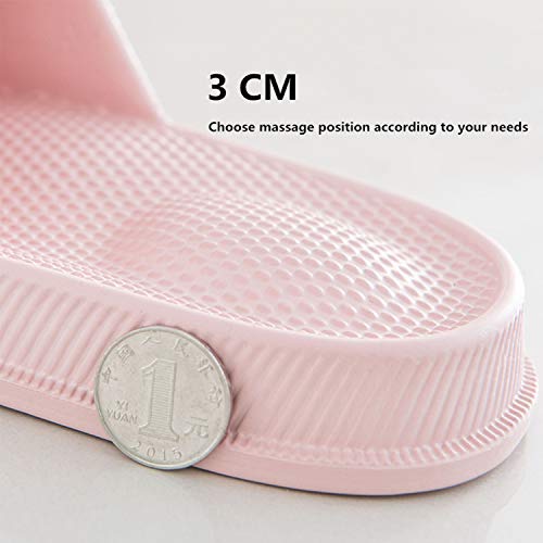 Slippers for Women and Men House Slides Shower Sandals Non-Slip Spa Massage Foam Bathroom Pool Shoes