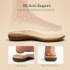 Women's Arch Support Slides Flat Sandals Soft Cushion Slippers With Adjustable Straps