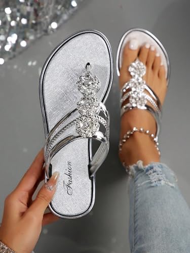 Women's Flat Sandals Flip Flop Sandals Summer Slip on Dressy Thong Sandal