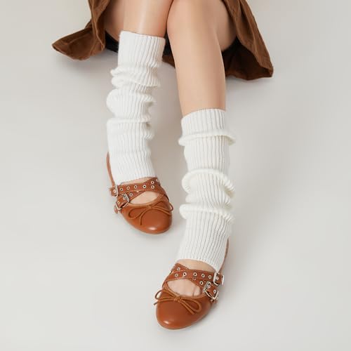 Women's Mary Jane Shoes, Memory Foam Ballet Flats, Black