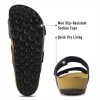 PIRO Unisex Orthoheel High Density Gel Slide Sandals Water Release Sole