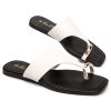 Women's Slide Sandals Ring Toe Flat Sandals Slip On Sandals Open Toe Flip Flop Thong Sandals Casual Summer Beach Sandals