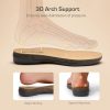 Women's Comfortable Cork Footbed Arch Support Sandals Casual to Dressy Thong Walking Flat Sandals for Summer
