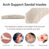 Gel High Heel Arch Support Inserts Women, Invisible Sandal Insoles, Adhesive Inserts for Flat Feet Dress Shoes Anti-Slip, 2