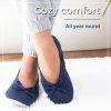 Women's Satin Ballerina Slippers with Soft Tie Bow and Suede Sole