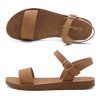 Flat Sandals for Women – Open Toe 1 Band Ankle Strap Summer Dressy Sandals, Lightweight Casual Strappy Slip-On Flats with