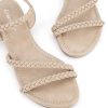 Women’s Flat Sandals Slip On Summer Gladiator Open Toe Braided Slingback Shoes