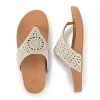 Everly Slide Sandal - Women's Flat Fashion Slides with Soft Cushion Sole - Beach Slip On Sandals For Everyday