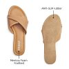 Sandals Women Dressy Summer Flat Comfortable Fashion Beach Cute Ladies Slides Leather Casual Dress Women's Sandals 2025 Size
