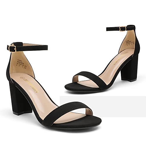 Women's Chunk Low Heel Pump Sandals