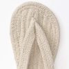 Indian Cotton Room Sandal - XL (Ecru)