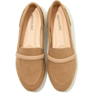 Women's Flats Shoes Ballet Flats Fashion Round Toe Comfortable Flats Dressy Slip on Loafers for Women